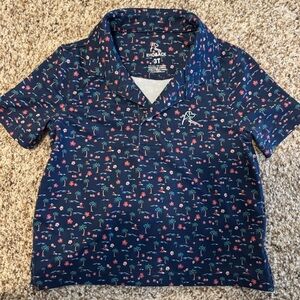 Rhoback Toddler Mele Kalikimaka Polo